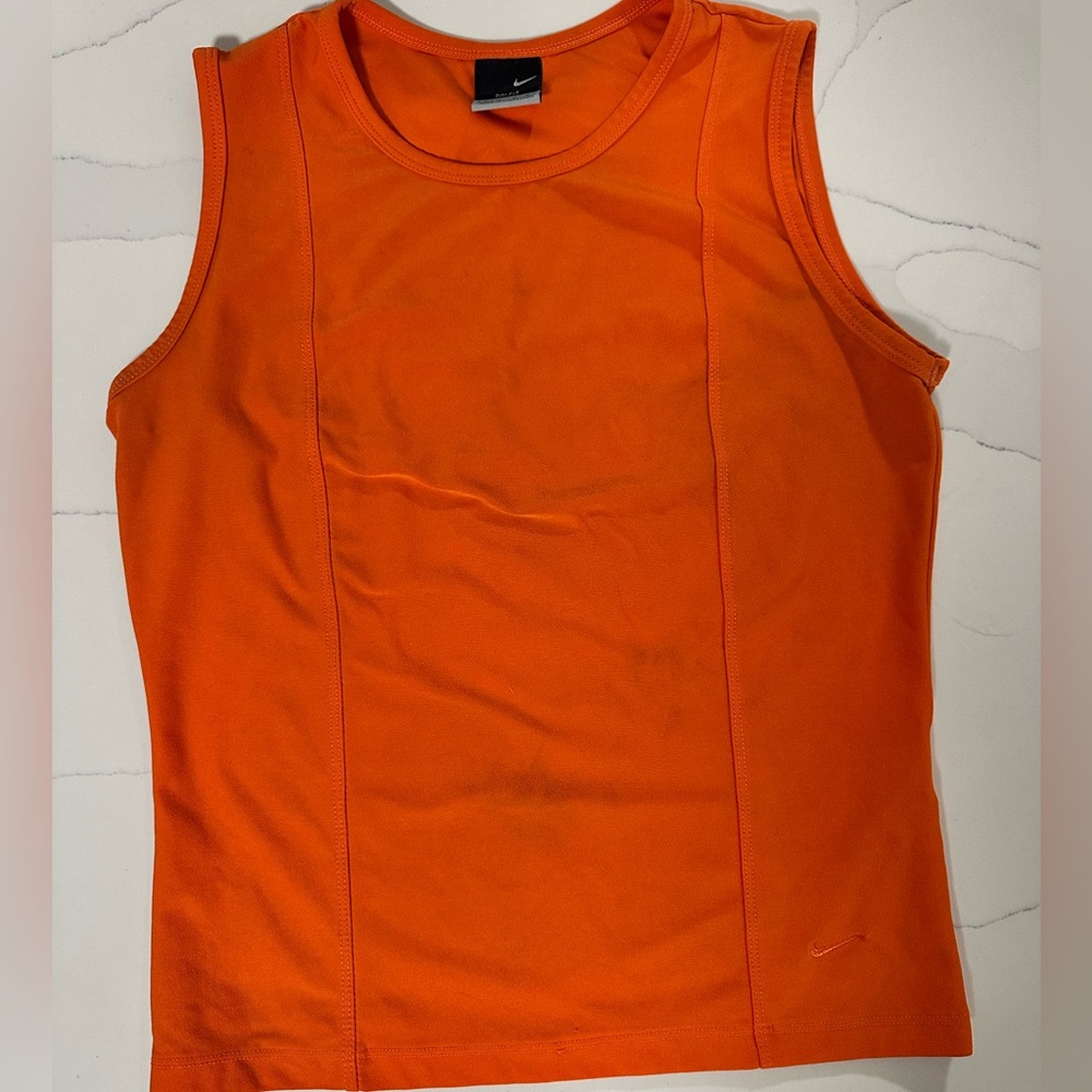 Nike Dri-FIT Bright Orange Tank